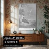 Elijah Fed by Angel - Gustave Dore Wilderness Comfort Scene canvas wall art