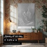 Elijah Raises the Widow's Son - Gustave Dore Scene of Resurrection canvas wall art
