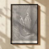 Elijah Raises the Widow's Son - Gustave Dore Scene of Resurrection canvas wall art - Image 2