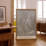 Elijah Raises the Widow's Son - Gustave Dore Scene of Resurrection canvas wall art - Image 7