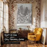 Elisha and the Bears - Gustave Dore Children and Divine Retribution Scene canvas wall art - Image 3