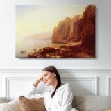 Ender Thomas Sorrento - single-panel canvas displayed above a sofa