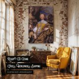 Endymion Porter by William Dobson - Earthy Yellow Robe and Calm Expression canvas wall art - Image 3