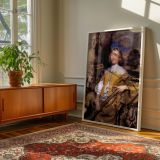 Endymion Porter by William Dobson - Earthy Yellow Robe and Calm Expression canvas wall art - Image 6