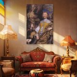 Endymion Porter - Gentleman with Hunting Rifle by William Dobson canvas wall art - Image 4