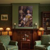 Endymion Porter - Gentleman with Hunting Rifle by William Dobson canvas wall art - Image 5