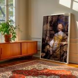 Endymion Porter - Gentleman with Hunting Rifle by William Dobson canvas wall art - Image 7