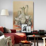 Engraved Glassware - Industrial Arts Illustration from 1851 By Matthew Digby Wyatt canvas wall art