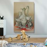 Engraved Glassware - Industrial Arts Illustration from 1851 By Matthew Digby Wyatt canvas wall art - Image 2