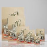 Engraved Glassware - Industrial Arts Illustration from 1851 By Matthew Digby Wyatt canvas wall art - Image 4