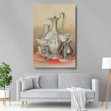 Engraved Glassware - Industrial Arts Illustration from 1851 By Matthew Digby Wyatt canvas wall art - Image 5