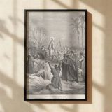 Entry into Jerusalem - Palm Sunday Scene by Gustave Dore canvas wall art - Image 2