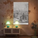 Entry into Jerusalem - Palm Sunday Scene by Gustave Dore canvas wall art - Image 5