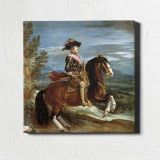 Equestrian Portrait by Diego Velázquez — room mockup view 1