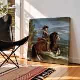 Equestrian Portrait by Diego Velázquez — room mockup view 2