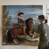 Equestrian Portrait by Diego Velázquez — room mockup view 3