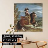 Equestrian Portrait by Diego Velázquez — room mockup view 6
