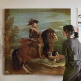 Equestrian Portrait of Philip IV by Diego Velázquez — room mockup view 3