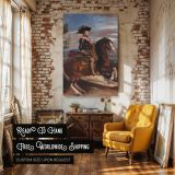 Equestrian Portrait of Philip IV - Velazquez Spanish King in Noble Pose canvas wall art - Image 3