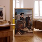 Equestrian Portrait of Philip IV - Velazquez Spanish King in Noble Pose canvas wall art - Image 7
