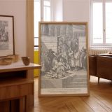 Execution of Zedekiah's Sons - Gustave Dore Babylonian Judgment Scene canvas wall art - Image 7