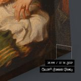 Family Portrait - Anthony Van Dyck Regal Composition with Drapery canvas wall art - Image 8