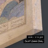 Farhad Carries Shirin - Persian Miniature Art in Scripted Rich Colors canvas wall art - Image 8