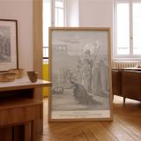Finding of Moses in the Nile - Gustave Dore by Pharaoh's Daughter canvas wall art - Image 7