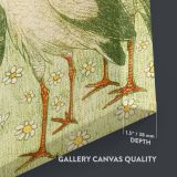Five Storks in a Meadow - Charming Dutch Bird Scene By Theo van Hoytema canvas wall art - Image 3