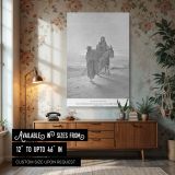 Flight into Egypt - Holy Family Biblical Scene by Gustave Dore canvas wall art
