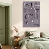 Four Parts 1932 - Abstract Geometry in Kandinsky Bauhaus Style By Wassily Kandinsky canvas wall art - Image 3