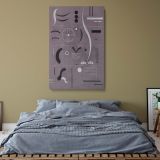 Four Parts 1932 - Abstract Geometry in Kandinsky Bauhaus Style By Wassily Kandinsky canvas wall art - Image 5
