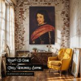 Francisco II d'Este - Velazquez Spanish Noble with Armor and Gaze canvas wall art - Image 3