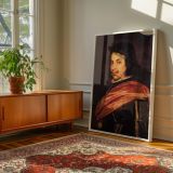 Francisco II d'Este - Velazquez Spanish Noble with Armor and Gaze canvas wall art - Image 6