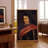 Francisco II d'Este - Velazquez Spanish Noble with Armor and Gaze canvas wall art - Image 7