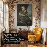 Francisco Lezcano - Velazquez Portrait of Royal Court Jester canvas wall art - Image 2