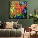 Franz Marc's Animals in a Landscape (1914) — room mockup view 15