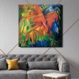 Franz Marc's Animals in a Landscape (1914) — room mockup view 21