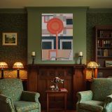Geometric Blocks - Fernand Leger Abstract Composition in Red, Grey, and Beige canvas wall art - Image 4