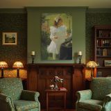 Girl in White by Frank Weston Benson - Summer Garden and Soft Light canvas wall art - Image 4