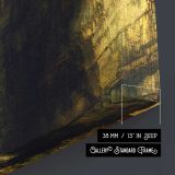 Gordale Scar - canvas surface and wrapped edge detail