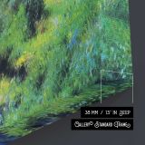 Green River Meadow - canvas surface and wrapped edge detail