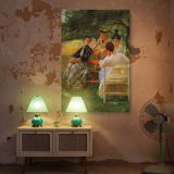 Group in Orchard by Edmund Charles Tarbell - Impressionist Scene with Trees canvas wall art - Image 5