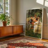 Group in Orchard by Edmund Charles Tarbell - Impressionist Scene with Trees canvas wall art - Image 6