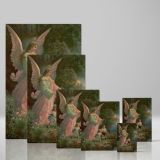 Guardian Angel and Children - 1914 Spiritual Scene Print - Image 4