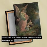 Guardian Angel and Children - 1914 Spiritual Scene Print - Image 6