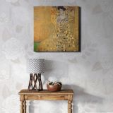 Gustav Klimt Adele Bloch-Bauer I (1907) — room mockup view 1
