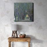 Gustav Klimt Allee at Schloss Kammer (1910) — room mockup view 1