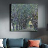 Gustav Klimt Allee at Schloss Kammer (1910) — room mockup view 3