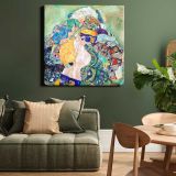Gustav Klimt Baby (Cradle) (ca. 1917–1918) — room mockup view 15